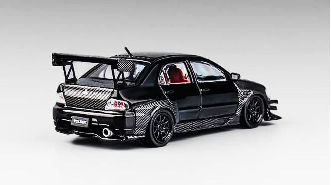 [ Back-order ] CM-MODEL CM64-EVOIX-18 1:64 Mitsubishi Lancer Evolution IX Carbon model car