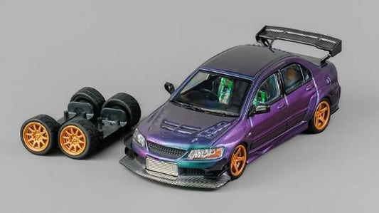 [ Back-order ] CM-MODEL CM64-EVOIX-21 1:64 Mitsubishi Lancer Evo IX Widebody Chameleon model car