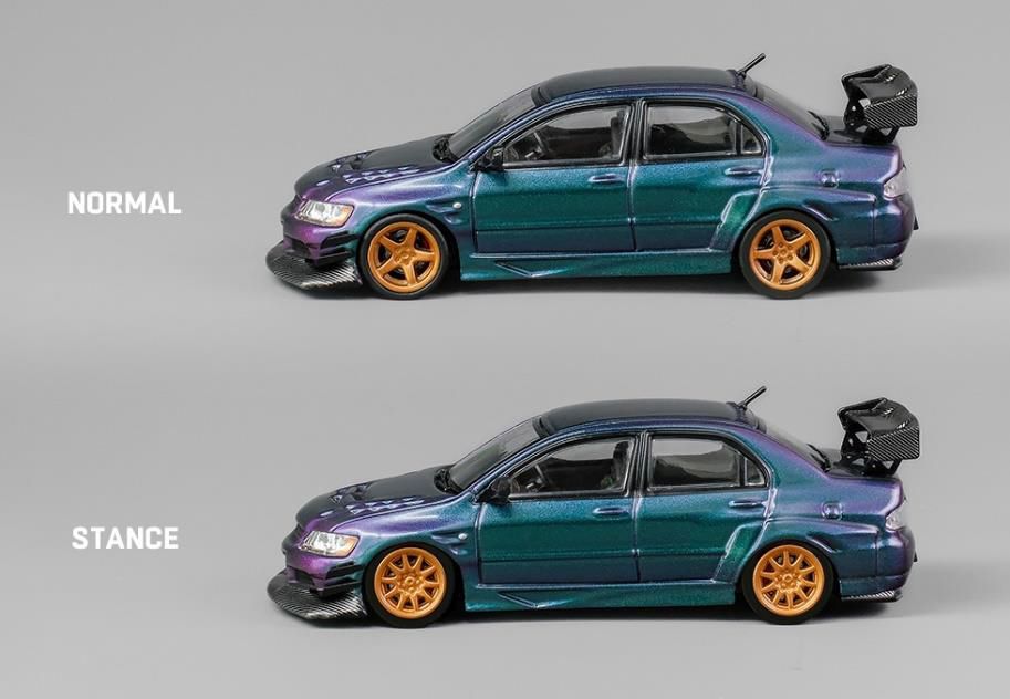 [ Back-order ] CM-MODEL CM64-EVOIX-21 1:64 Mitsubishi Lancer Evo IX Widebody Chameleon model car