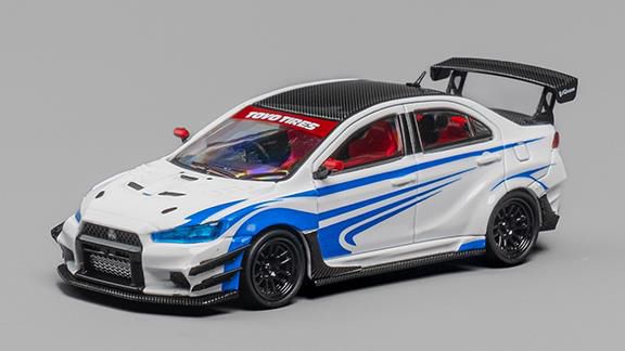 [ Back-order ] CM-MODEL CM64-EVOX-09 1:64 Mitsubishi Lancer Evo X Varis White model car