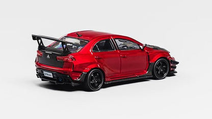 [ Back-order ] CM-MODEL CM64-EVOX-14 1:64 Mitsubishi Lancer Evolution X Varis Metallic Red model car