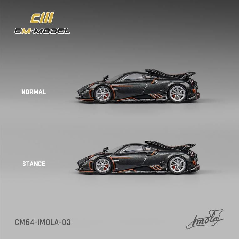 [ Back-order ] CM-MODEL CM64-IMOLA-03 1:64 Pagani Imola Metallic Grey model car