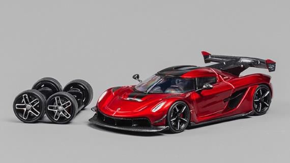 [ Back-order ] CM-MODEL CM64-Jesko-03 1:64 Koenigsegg Jesko Attack Cherry Red Metallic model car