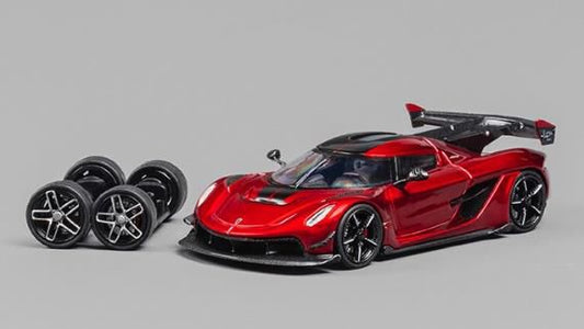 [ Back-order ] CM-MODEL CM64-Jesko-03 1:64 Koenigsegg Jesko Attack Cherry Red Metallic model car