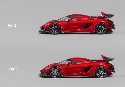 [ Back-order ] CM-MODEL CM64-Jesko-03 1:64 Koenigsegg Jesko Attack Cherry Red Metallic model car