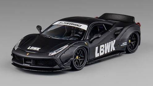[ Back-order ] CM-MODEL CM64-LB488-INA 1:64 LB-WORKS 488 Widebody Matte Black Indonesia Limited Edition model car