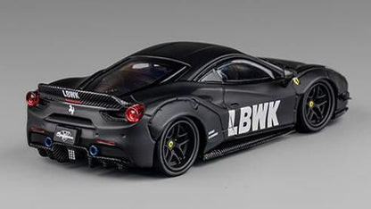 [ Back-order ] CM-MODEL CM64-LB488-INA 1:64 LB-WORKS 488 Widebody Matte Black Indonesia Limited Edition model car