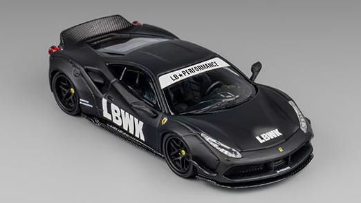 [ Back-order ] CM-MODEL CM64-LB488-INA 1:64 LB-WORKS 488 Widebody Matte Black Indonesia Limited Edition model car