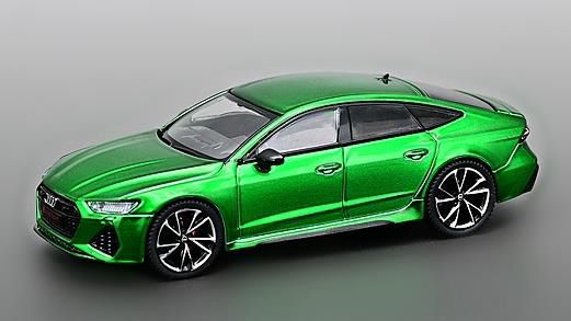 [ Back-order ] CM-MODEL CM64-RS7-05 1:64 Audi RS7 Sportback Metallic Green model car