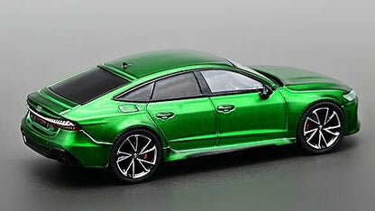 [ Back-order ] CM-MODEL CM64-RS7-05 1:64 Audi RS7 Sportback Metallic Green model car