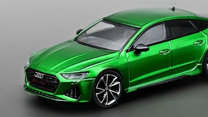 [ Back-order ] CM-MODEL CM64-RS7-05 1:64 Audi RS7 Sportback Metallic Green model car