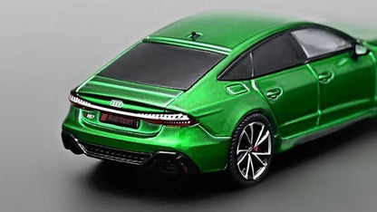 [ Back-order ] CM-MODEL CM64-RS7-05 1:64 Audi RS7 Sportback Metallic Green model car