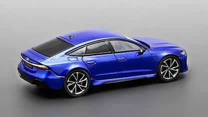 [ Back-order ] CM-MODEL CM64-RS7-07 1:64 Audi RS7 Sportback Metallic Blue model car