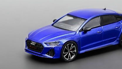 [ Back-order ] CM-MODEL CM64-RS7-07 1:64 Audi RS7 Sportback Metallic Blue model car