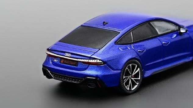 [ Back-order ] CM-MODEL CM64-RS7-07 1:64 Audi RS7 Sportback Metallic Blue model car