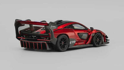 [ Back-order ] CM-MODEL CM64-SENNAGTR-09 1:64 Mclaren Senna GTR Metallic Red model car