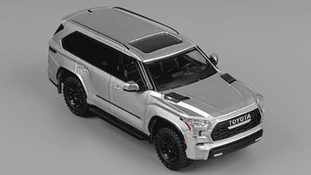 [ Back-order ] CM-MODEL CM64-SEQUOIA-02 1:64 Toyota Sequoia Silver model car
