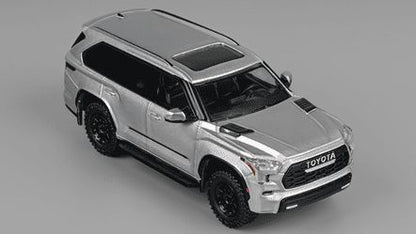 [ Back-order ] CM-MODEL CM64-SEQUOIA-02 1:64 Toyota Sequoia Silver model car