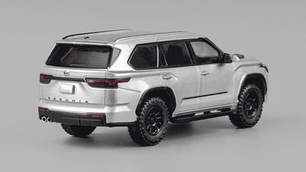 [ Back-order ] CM-MODEL CM64-SEQUOIA-02 1:64 Toyota Sequoia Silver model car