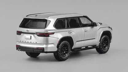 [ Back-order ] CM-MODEL CM64-SEQUOIA-02 1:64 Toyota Sequoia Silver model car