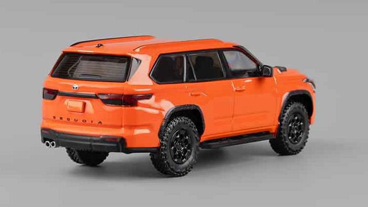[ Back-order ] CM-MODEL CM64-SEQUOIA-03 1:64 Toyota Sequoia Orange model car