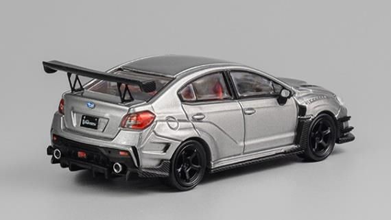 [ Back-order ] CM-MODEL CM64-STI-04 1:64 Subaru Varis Widebody STI Silver model car