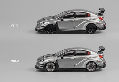 [ Back-order ] CM-MODEL CM64-STI-04 1:64 Subaru Varis Widebody STI Silver model car