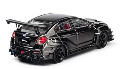 [ Back-order ] CM-MODEL CM64-STI-06 1:64 Subaru Varis Widebody 1.0 STI Chrome Black model car
