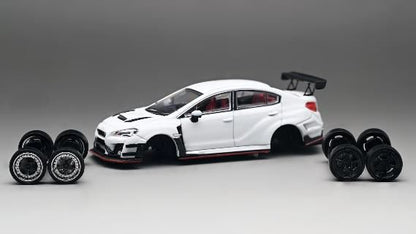 [ Back-order ] CM-MODEL CM64-STI&S4-02 1:64 Subaru VAB WRX STI & S4 Wide Body Kit model car