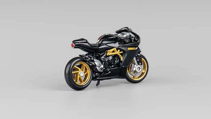 [ Back-order ] CM-MODEL CM64-SV800-02 1:64 MV Agusta Superveloce 800 Black with Showgirls model car