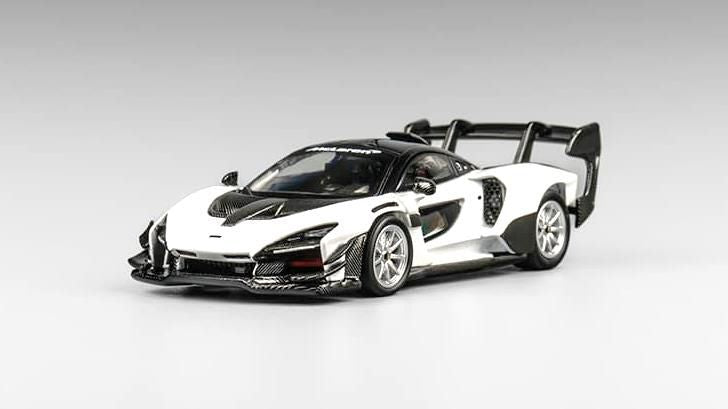 [ Back-order ] CM-MODEL CM64-SennaGTR-05 1:64 McLaren Senna GTR White model car