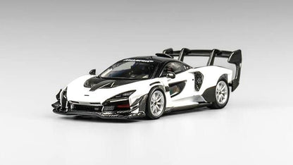 [ Back-order ] CM-MODEL CM64-SennaGTR-05 1:64 McLaren Senna GTR White model car