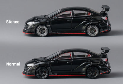 [ Back-order ] CM-MODEL CM64-WRX-03 1:64 Subaru Widebody 2.0 Black model car