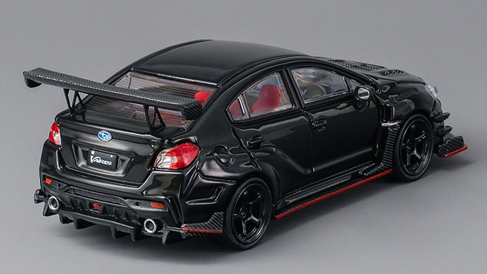 [ Back-order ] CM-MODEL CM64-WRX-03 1:64 Subaru Widebody 2.0 Black model car