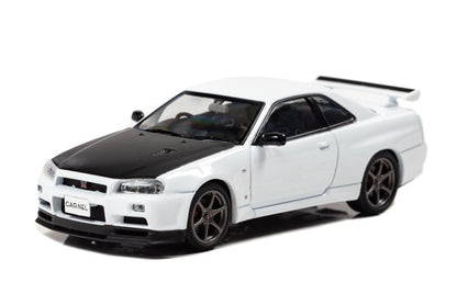 [ Back-order ] CAR-NEL CN430001 1:43 Nissan Skyline GT-R Vspec II N1 (BNR34) 2000 White