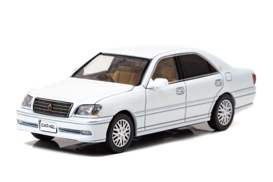 [ Back-order ] CAR-NEL CN430101 1:43 Toyota Crown Royal Saloon G (JZS175) 2001 White Pearl Crystal Shine