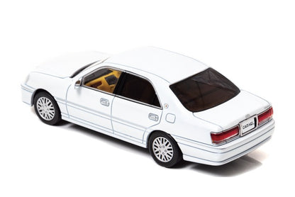 [ Back-order ] CAR-NEL CN430101 1:43 Toyota Crown Royal Saloon G (JZS175) 2001 White Pearl Crystal Shine