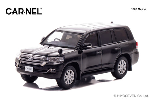 [ Back-order ] CAR-NEL CN431505 1:43 Toyota Land Cruiser AX G selection URJ202 2015 Black model car