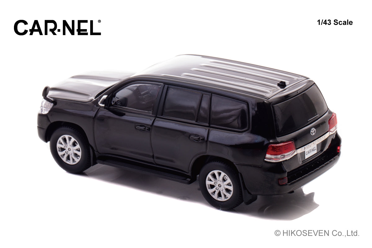 [ Back-order ] CAR-NEL CN431505 1:43 Toyota Land Cruiser AX G selection URJ202 2015 Black model car