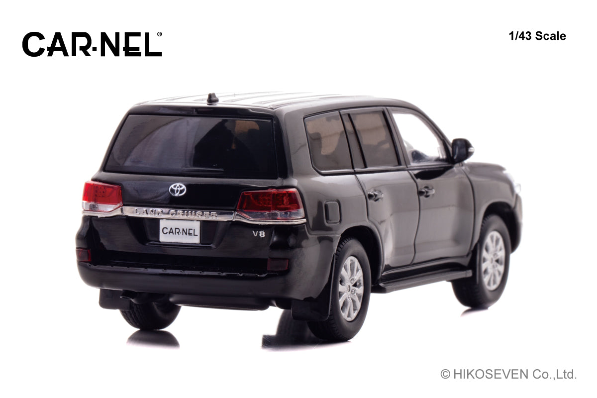 [ Back-order ] CAR-NEL CN431505 1:43 Toyota Land Cruiser AX G selection URJ202 2015 Black model car