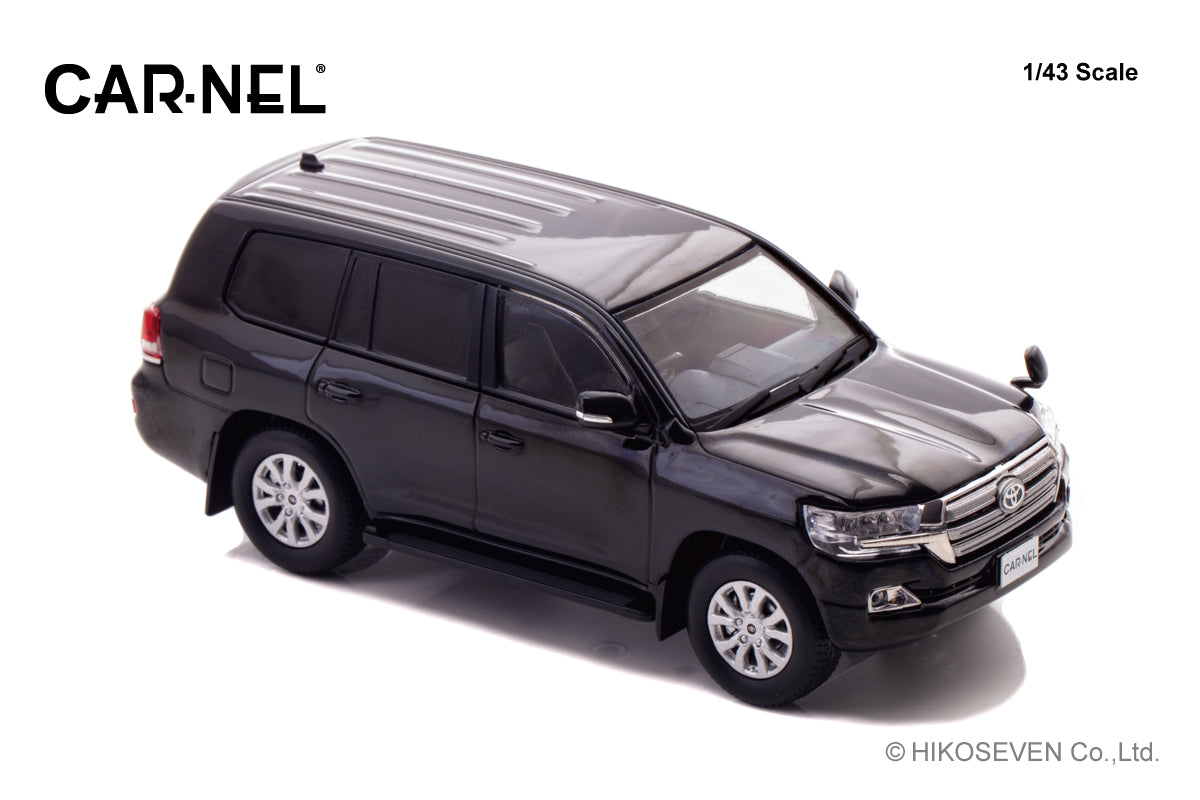 [ Back-order ] CAR-NEL CN431505 1:43 Toyota Land Cruiser AX G selection URJ202 2015 Black model car
