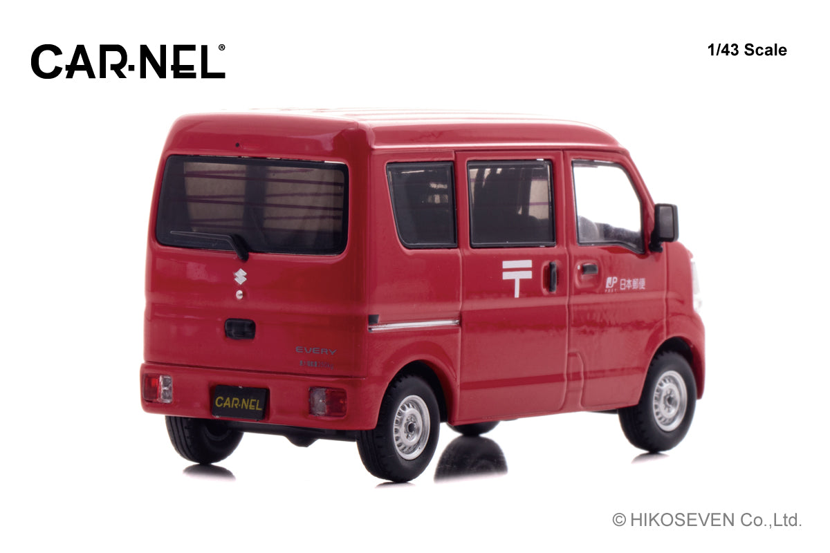 [ Back-order ] CAR-NEL CN431506 1:43 Suzuki Every DA17V 2015 Postal Delivery Van model car