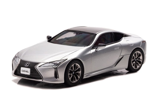 [ Back-order ] CAR-NEL CN431705 1:43 Lexus LC500 (URZ100) 2017 Sonic Silver