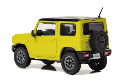 [ Back-order ] CAR-NEL CN431803 1:43 Suzuki Jimny XC (JB64W) 2018 Kinetic Yellow / Black Roof