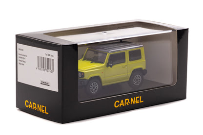 [ Back-order ] CAR-NEL CN431803 1:43 Suzuki Jimny XC (JB64W) 2018 Kinetic Yellow / Black Roof