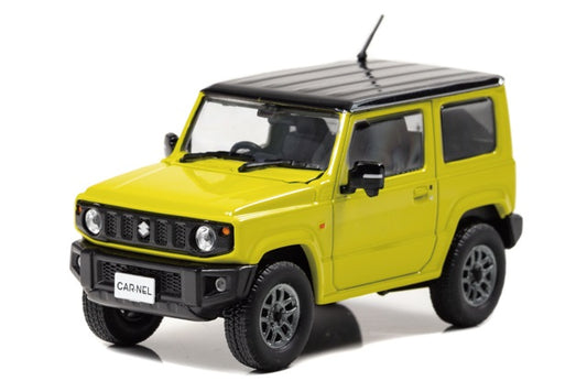 [ Back-order ] CAR-NEL CN431803 1:43 Suzuki Jimny XC (JB64W) 2018 Kinetic Yellow / Black Roof