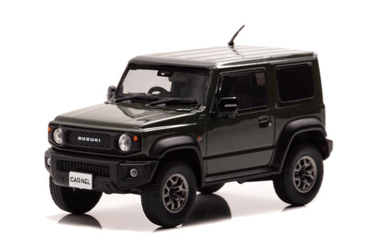 [ Back-order ] CAR-NEL CN431813 1:43 Suzuki Jimny Sierra JC (JB74W) 2018 Jungle Green / Option Grill