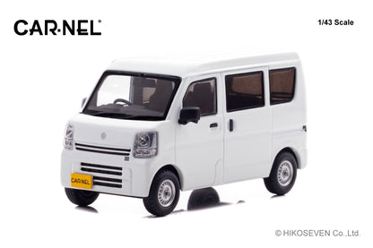 [ Back-order ] CAR-NEL CN432101 1:43 Suzuki Every PA DA17V 2021 White model car