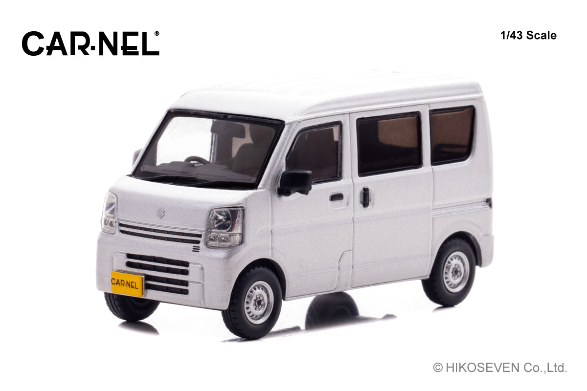 [ Back-order ] CAR-NEL CN432102 1:43 Suzuki Every PA DA17V 2021 Silky Silver Metallic model car