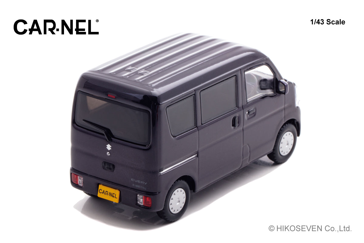 [ Back-order ] CAR-NEL CN432105 1:43 Suzuki Every JOIN Turbo DA17V 2021 Moonlight Violet Pearl Metallic model car